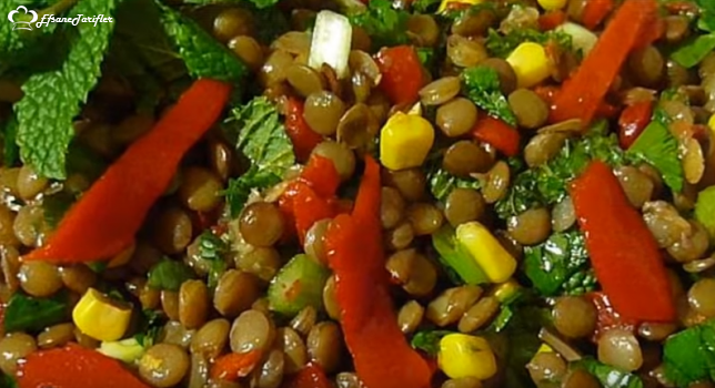 Mercimek Salatası Tarifi Mercimek Salatası Nasıl Yapılır