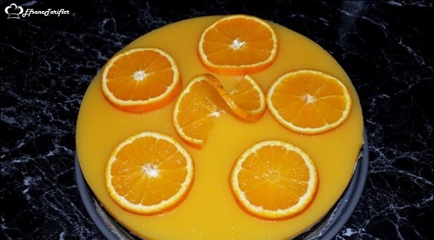 Ev Yapımı Portakallı Cheese Cake