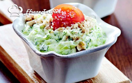 Kabak Salatası Tarifi Porsiyonu