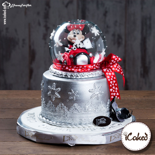Minik Minnie Mouseların sevimli pastası, karlar ile buluştu!