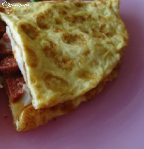 Sucuklu Omlet Pizza Tarifi Sucuklu Omlet Pizza Nasıl Yapılır