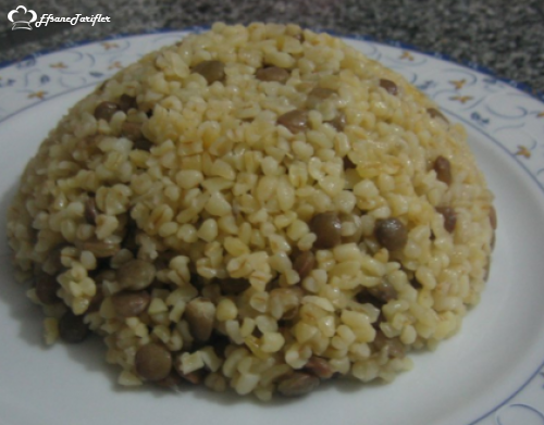 Yeşil Mercimekli Bulgur Pilavı