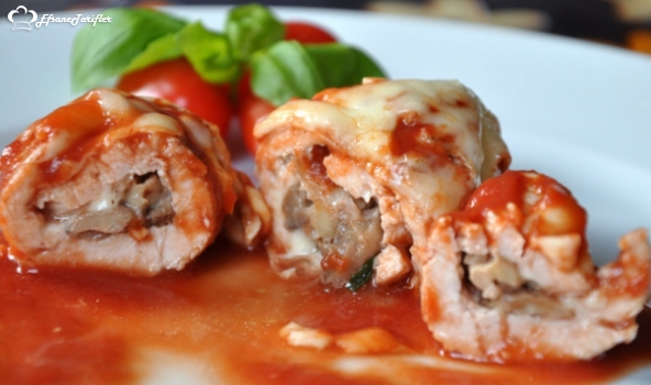 Soslu Tavuk Sarma Tarifi Soslu Tavuk Sarma Nasıl Yapılır