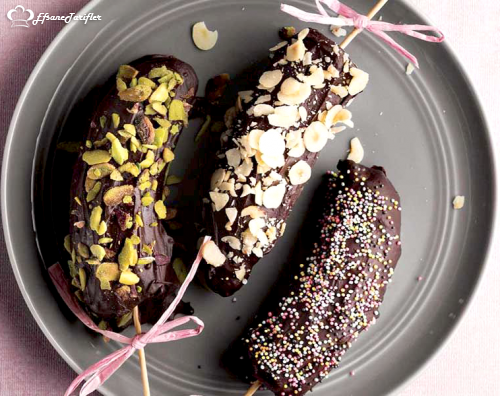 Çikolatalı Muz Dondurma Tarifi Çikolatalı Muz Dondurma Nasıl Yapılır