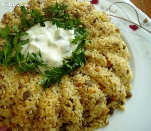 Antep Usulü Mercimekli Bulgur Pilavı Tarifi Antep Usulü Mercimekli Bulgur Pilavı Nasıl Yapılır