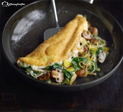 Mantarlı Omlet Tarifi Mantarlı Omlet Nasıl Yapılır