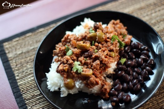 Kübanın Efsanevi Yemeği  Cuban Picadillo. Taptaze Etiyle,Damak Zevkimize Uygun Pilavıyla Yemeye Doyamayacağımız Bu Tadı Muhteşem Dekorasyonu İle San Cristobal Paladar Restaurant.