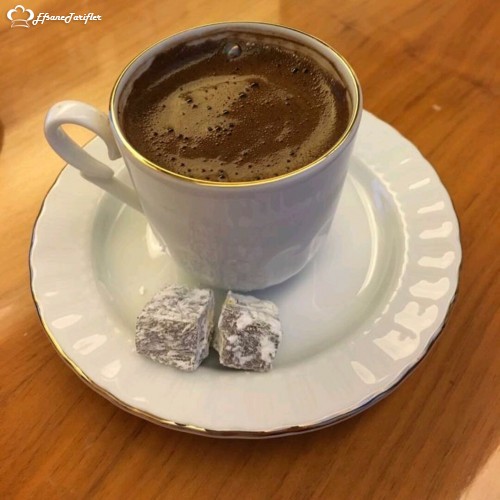 Türk kahvesi ve lokum keyfim :)